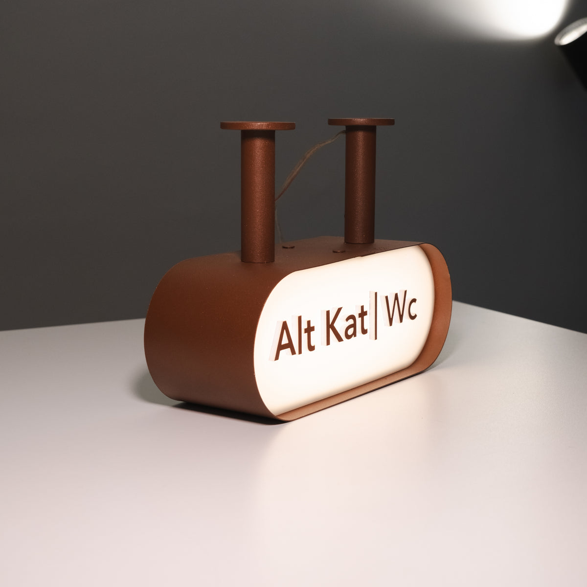 Işıklı oval tabela