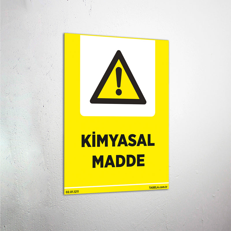 Kimyasal Madde Levhası