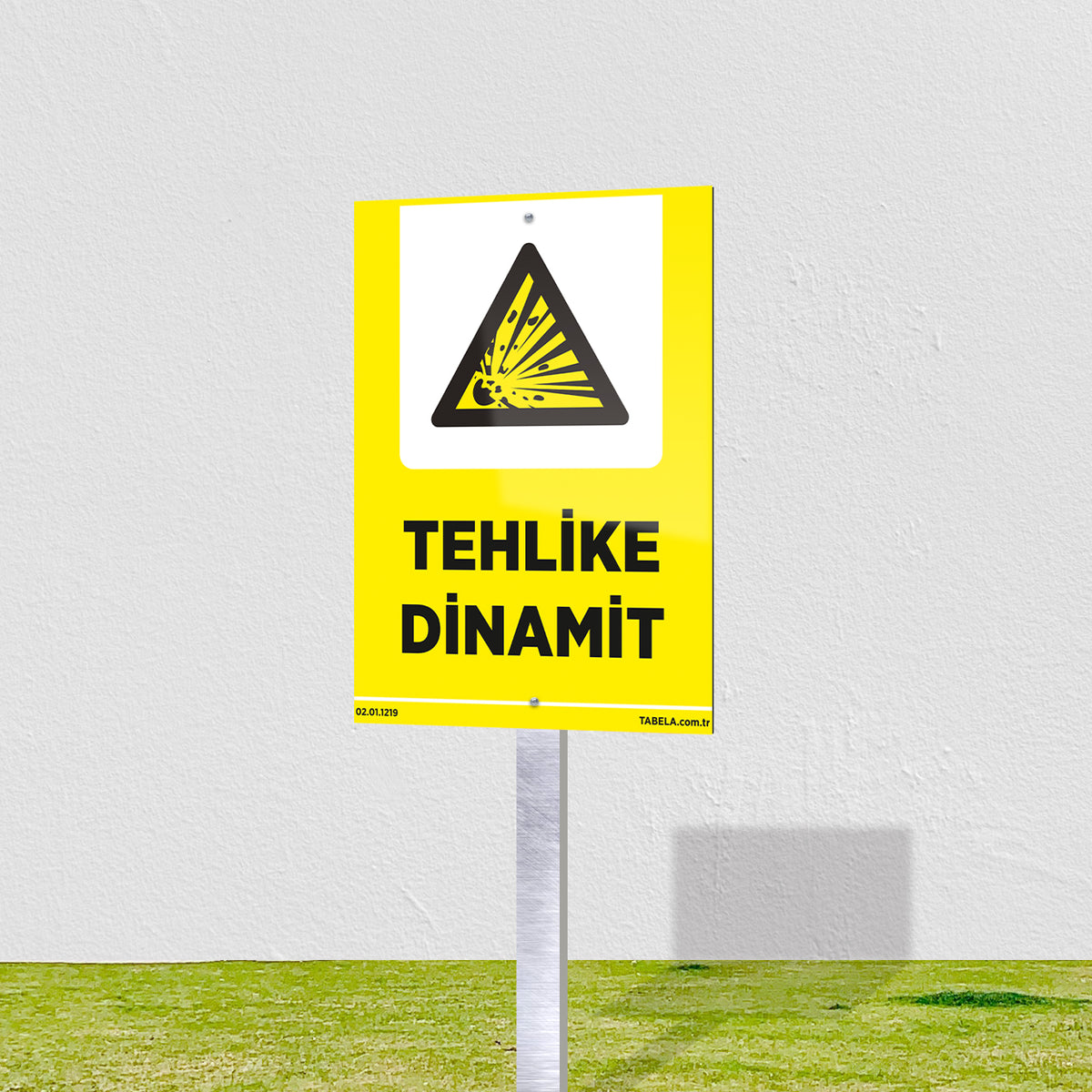 Tehlike Dinamit Levhası