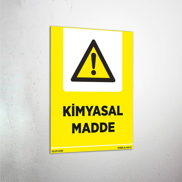 Kimyasal Madde Levhası