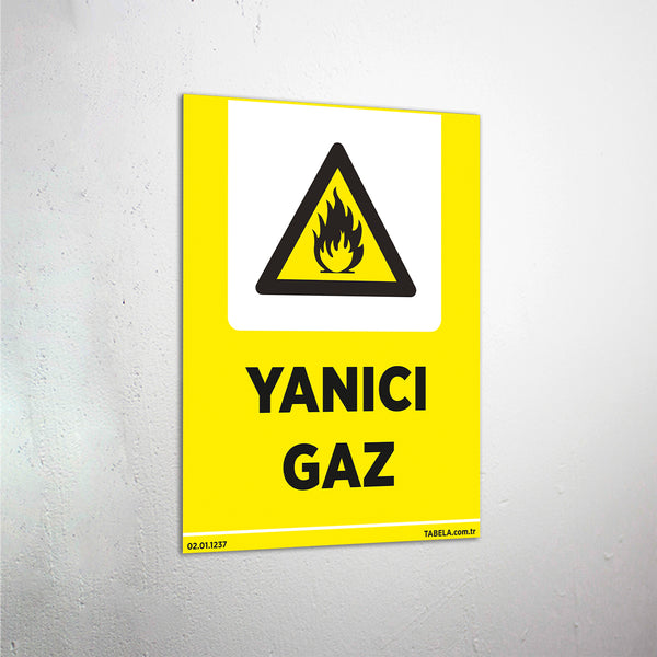Yanıcı Gaz Levhası