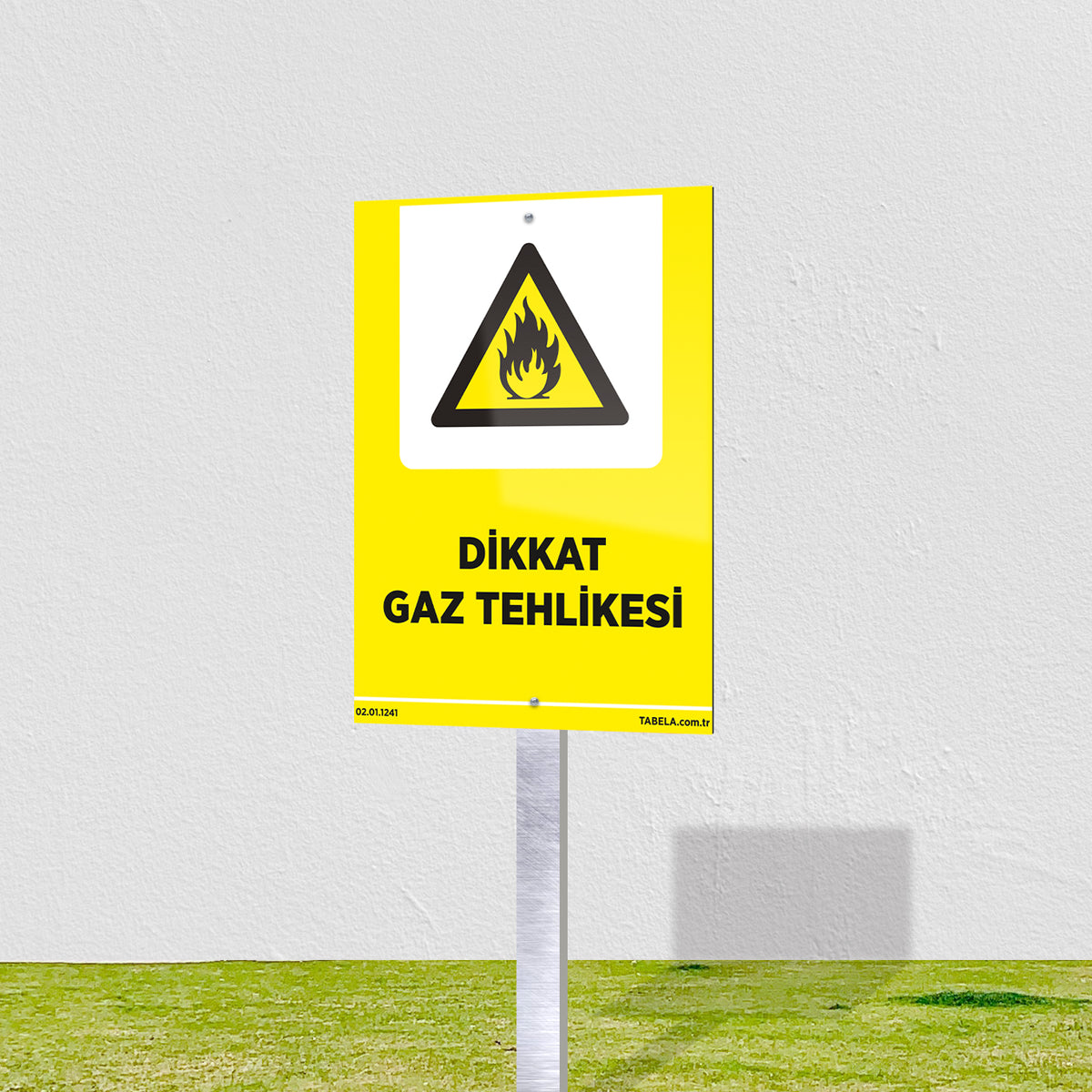 Dikkat Gaz Tehlikesi Levhası