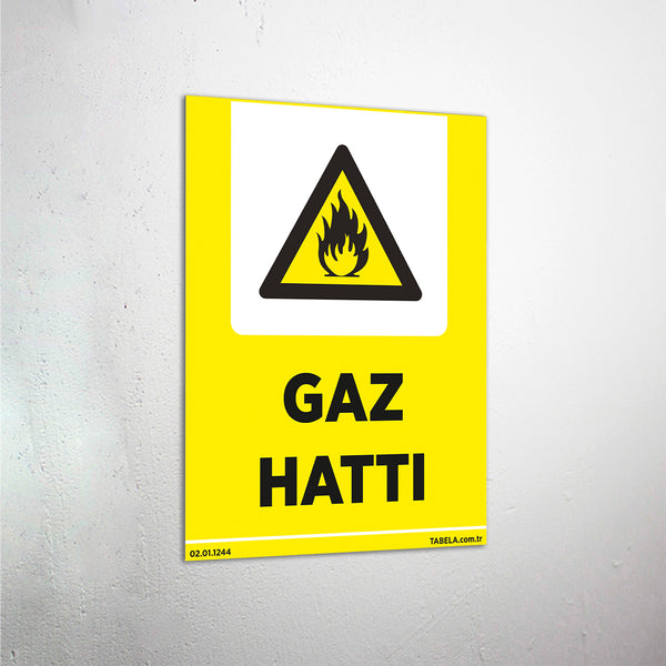Gaz Hattı Levhası