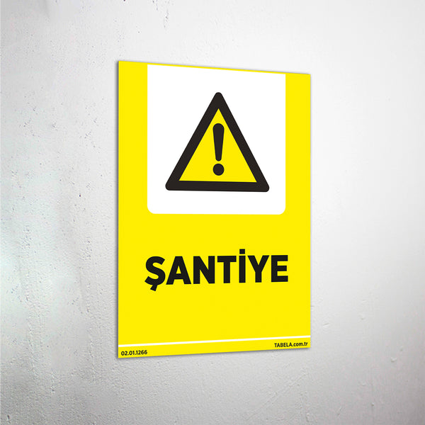 Şantiye Levhası