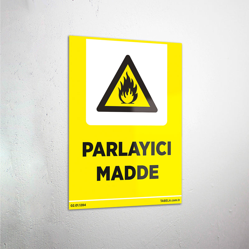Parlayıcı Madde Levhası