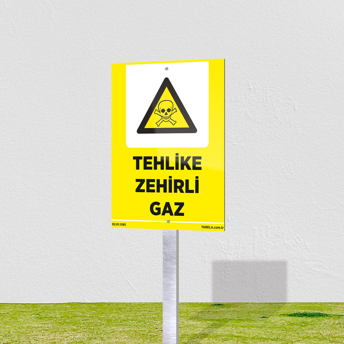 Tehlike Zehirli Gaz Levhası