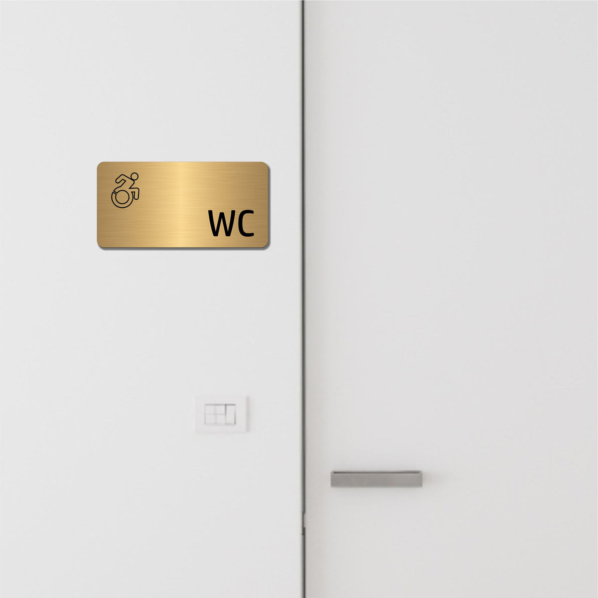 Engelli WC Levhası ( Yeni Erişim Simgesi)
