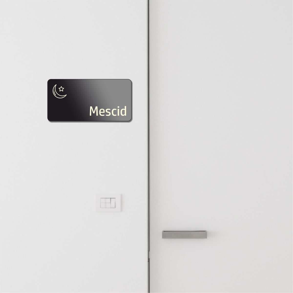 Mescid Levhası - Mescid Kapı Tabelası