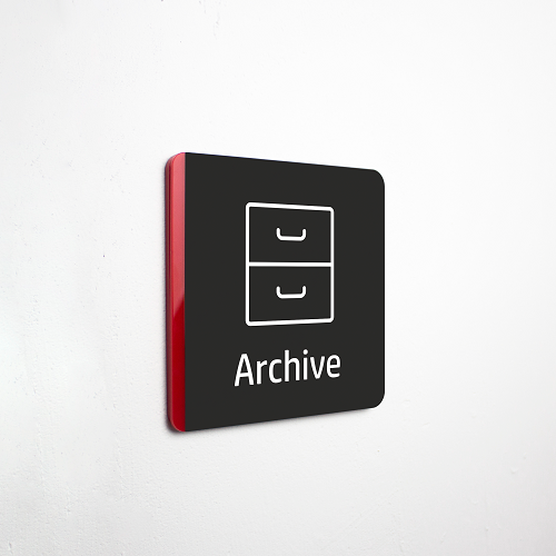 Archive Sign - İngilizce Arşiv İsimliği