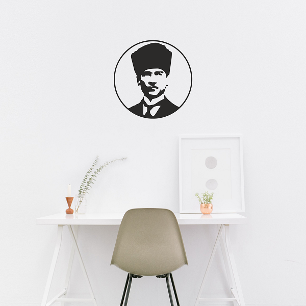 Atatürk Silüeti Stickerı