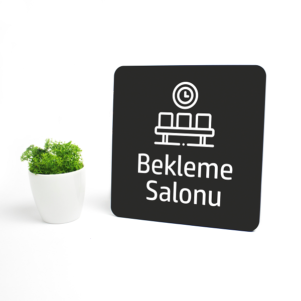 Bekleme salonu tabela modelleri