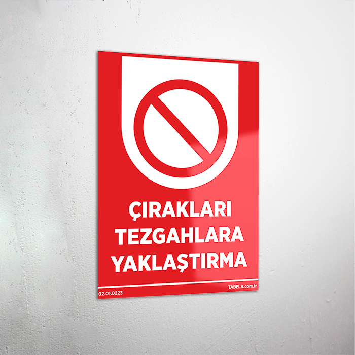 Çırakları Tezgahlara Yaklaştırma Levhası