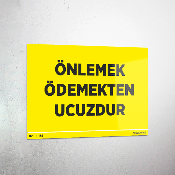önlem levhaları