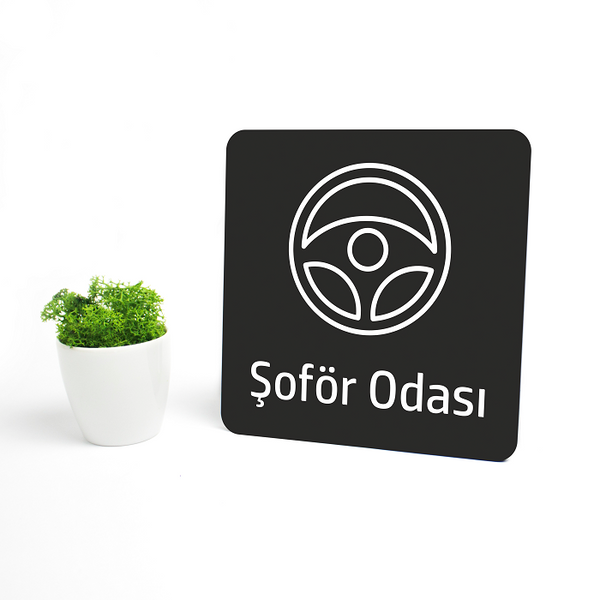 Şoför Odası levha modelleri