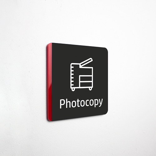 Photocopy Sign - İngilizce Fotokopi İsimliği