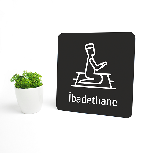 İbadethane Levhası