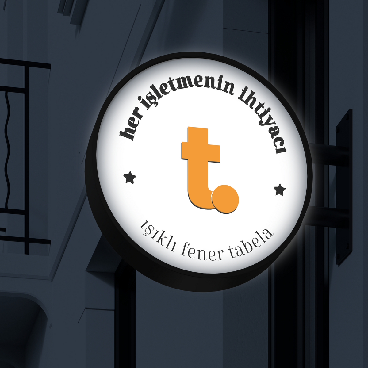 Askılı - Çift Yönlü Tabela