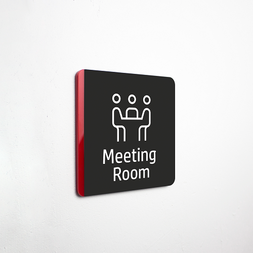 Meeting Room Sign - İngilizce Toplantı Odası İsimliği