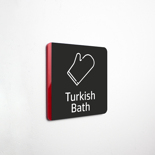 Turkish Bath Sign - İngilizce Hamam İsimliği