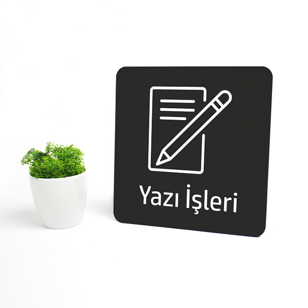 Yazı İşleri levha modelleri