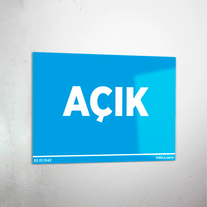Açık Levhası