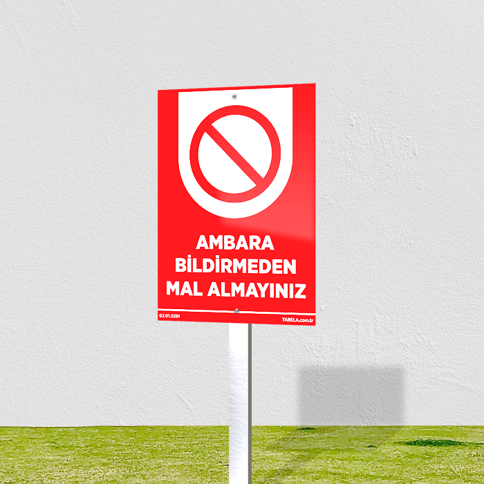 Fabrika uyarı levhaları