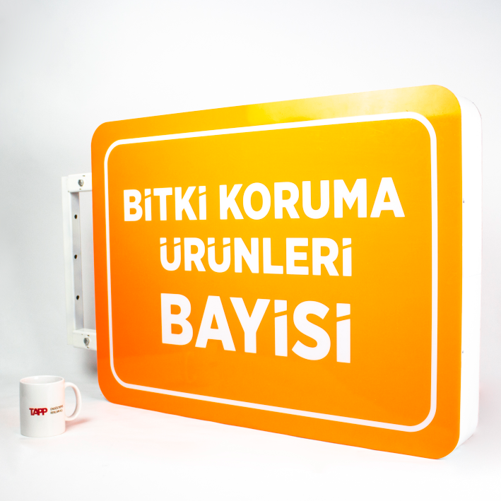 Bitki Koruma Ürünleri Bayisi Işıklı Tabelası
