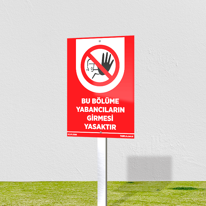 yabancı uyarı levhaları