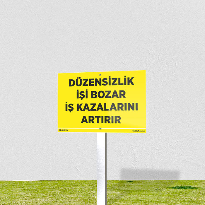 uyarı levhası