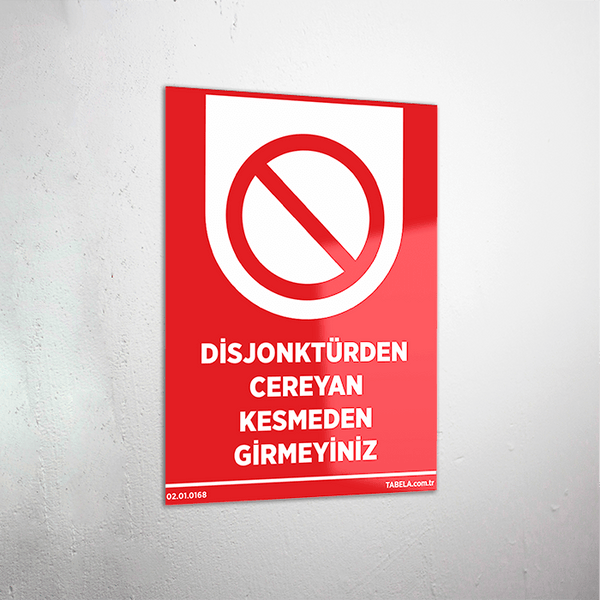 disjonktür levhası