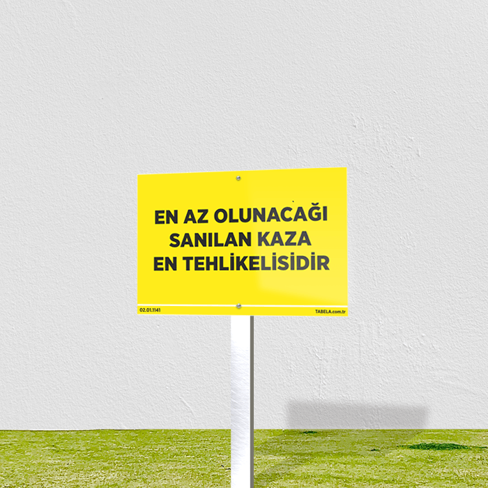 uyarı levhası