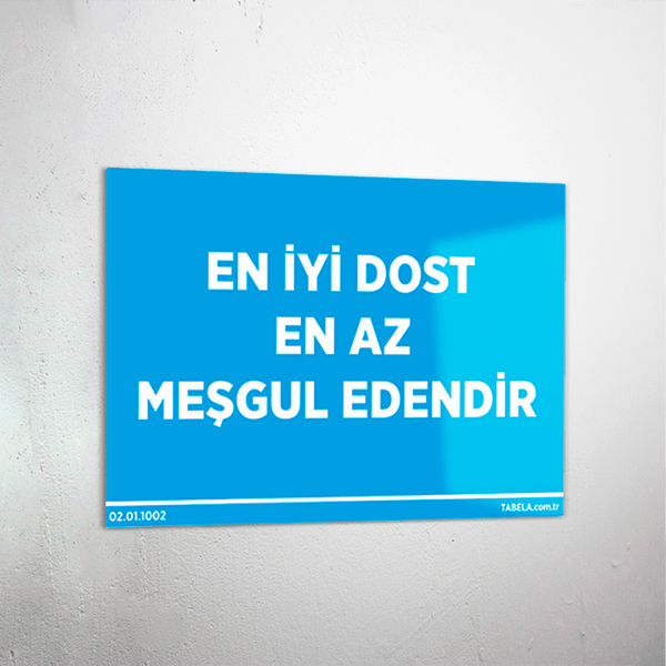 uyarı levhası