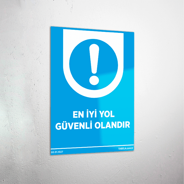güvenlik levhası