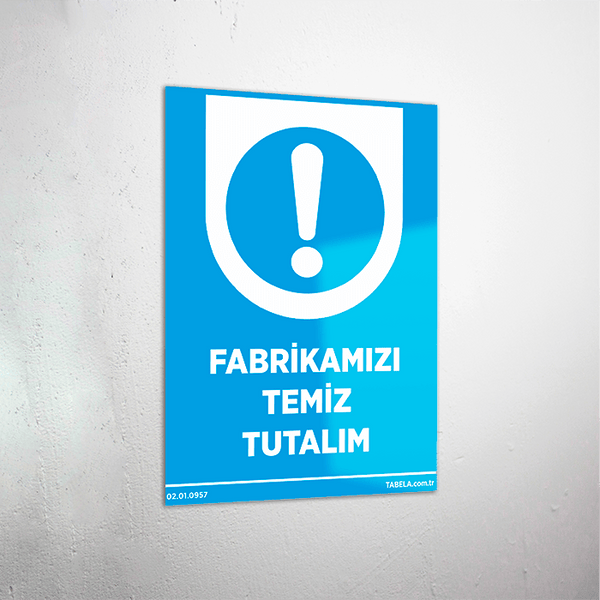 hijyen levhası