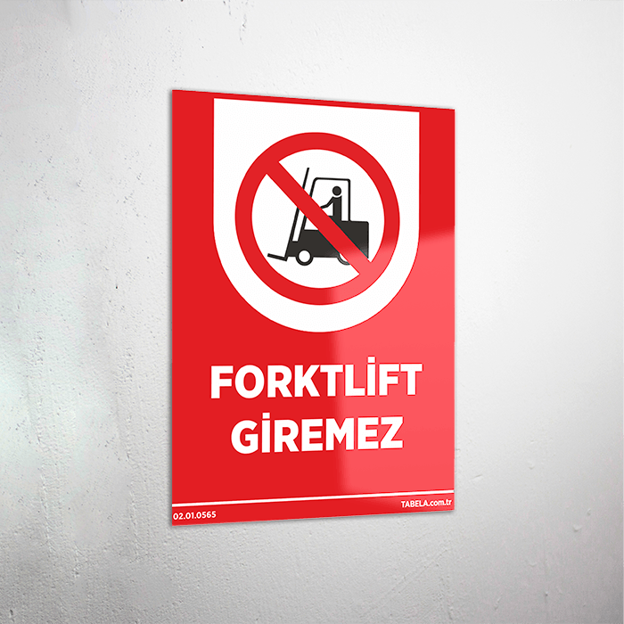 Forklift Giremez Levhası