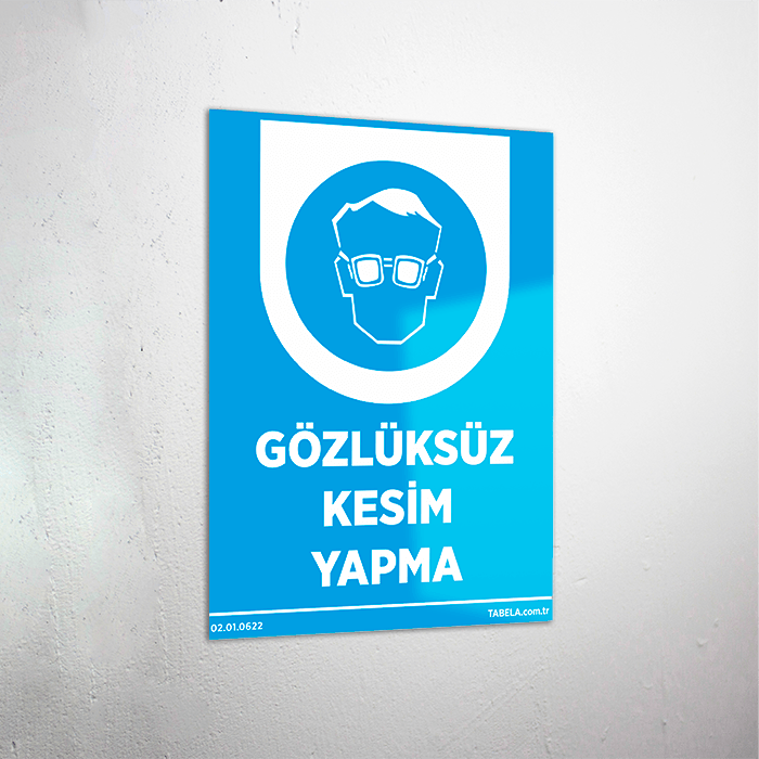 Gözlüksüz Kesim Yapma Levhası