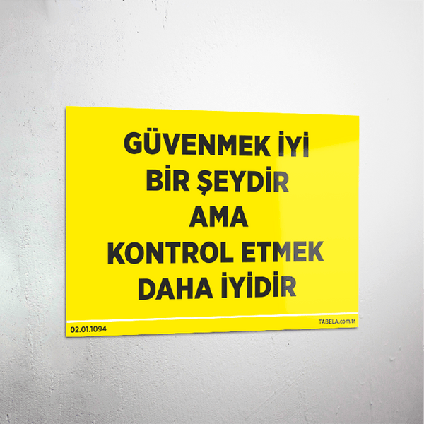 çalışan levhaları