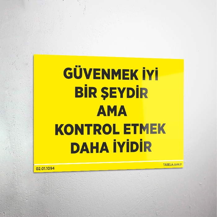 çalışan levhaları