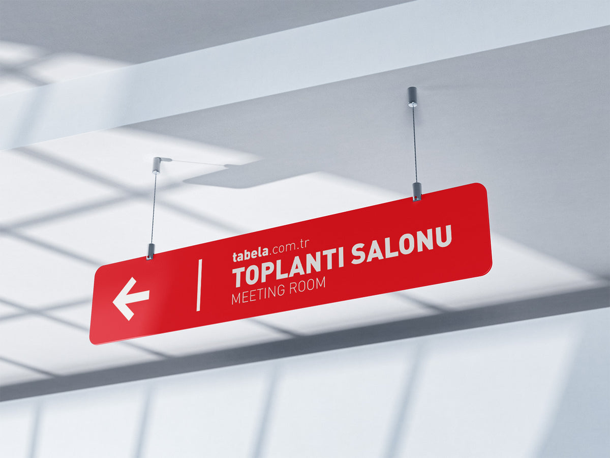 Askılı Yön Tabelası