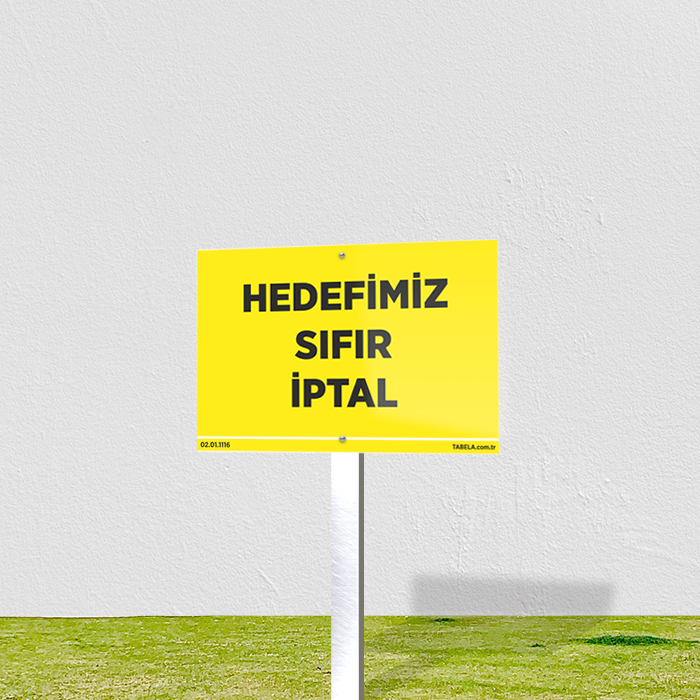 uyarı levhası