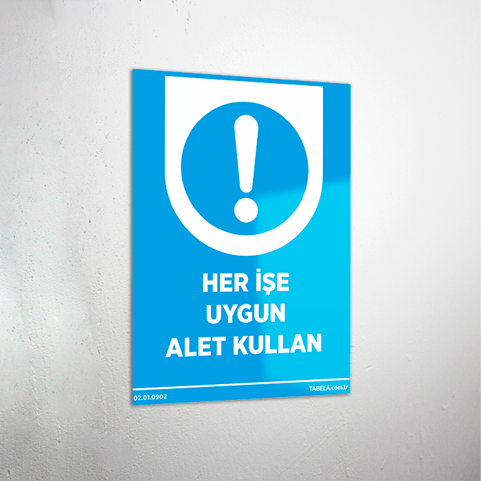 uyarı levhası