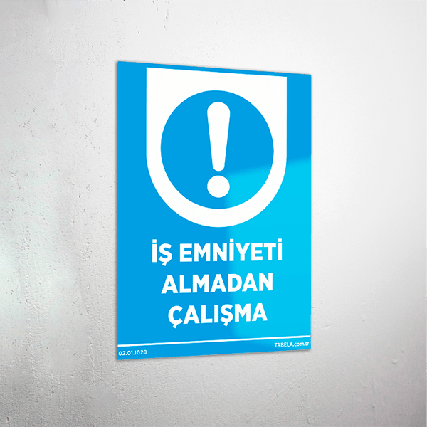 uyarı levhası