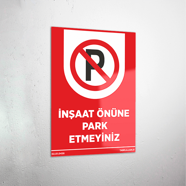 inşaat sahası levhaları