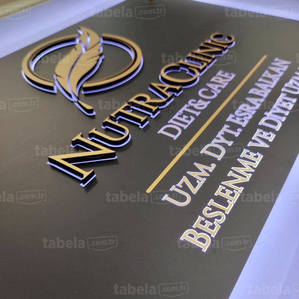ışıklı kapı tabela modelleri