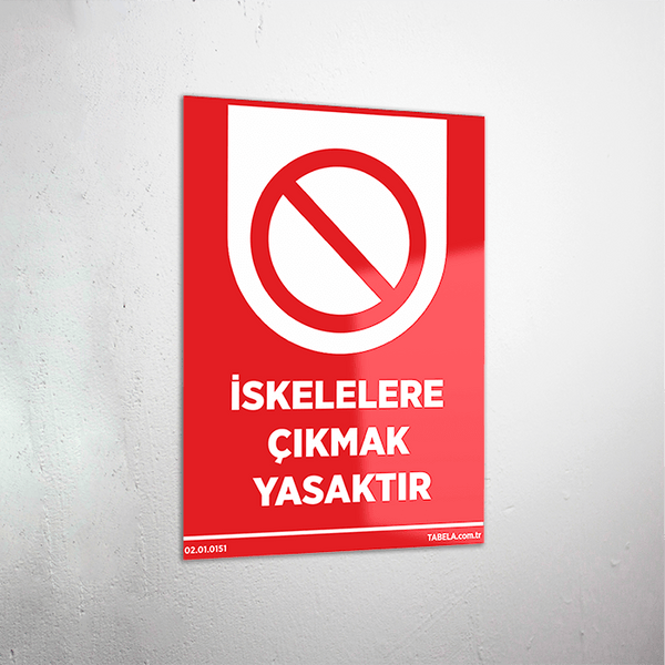 iskele uyarı levhaları