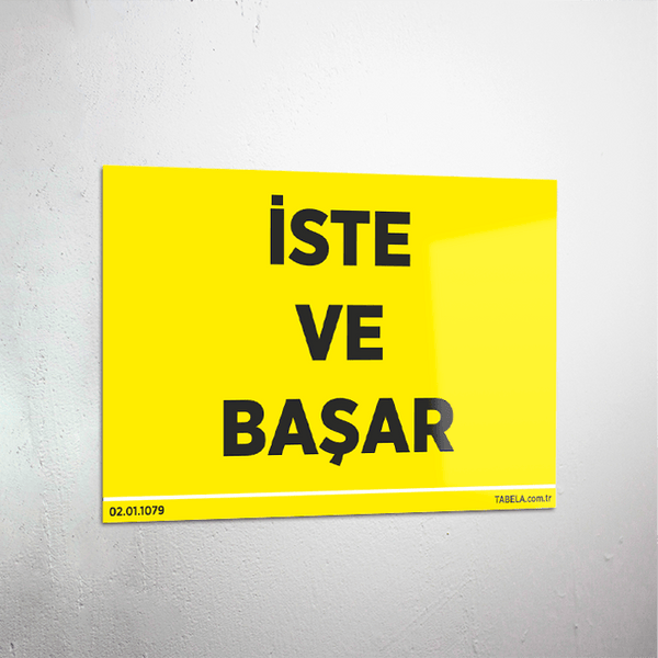 uyarı levhası