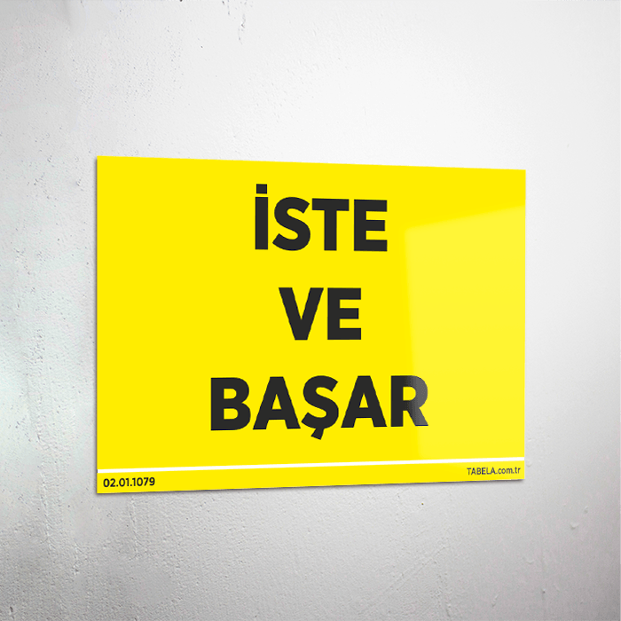 uyarı levhası