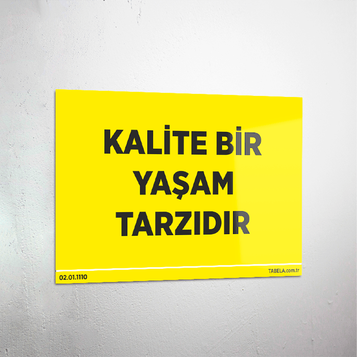 uyarı levhası