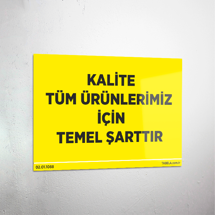 uyarı levhası