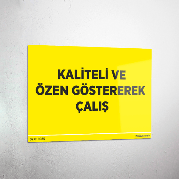 çalışan levhaları